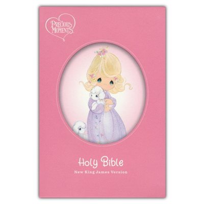 NKJV Precious Moments Small Hands Bible, Comfort Print hardcover, pink