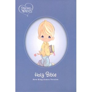 NKJV Precious Moments Small Hands Bible, Comfort Print hardcover, blue