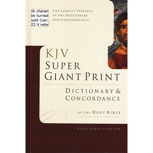 KJV Super Giant-Print Dictionary & Concordance