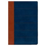 Santa Biblia Thompson RVR 1960, Piel Fabricada, Azul / Marron (Thompson Imitation Leather Blue / Brown)