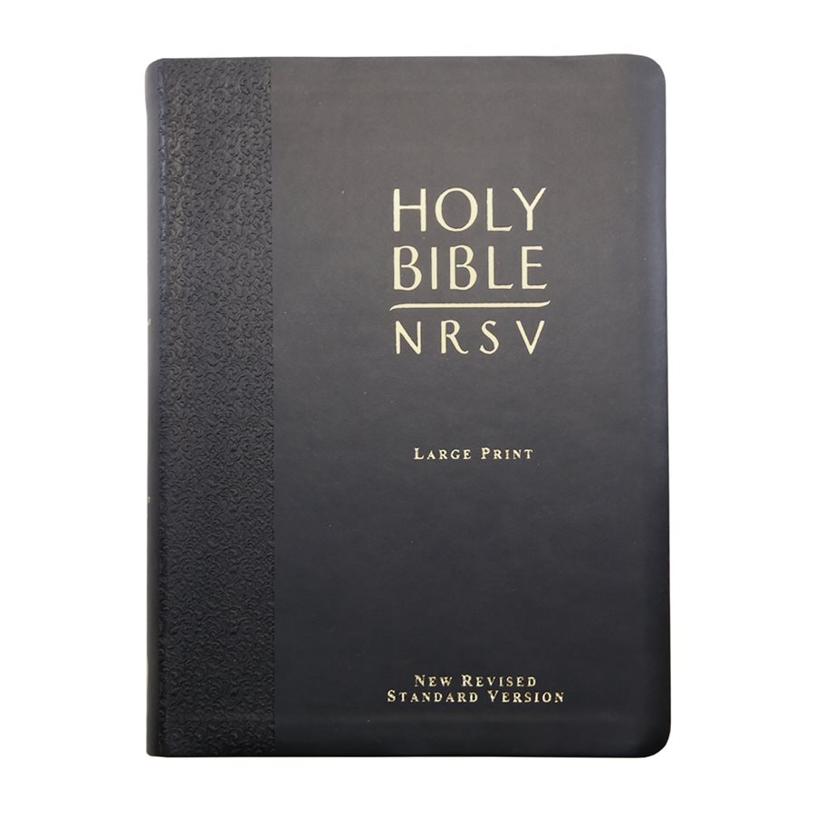 Nrsv large print bible deluxe