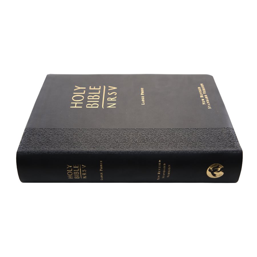 Nrsv large print bible deluxe
