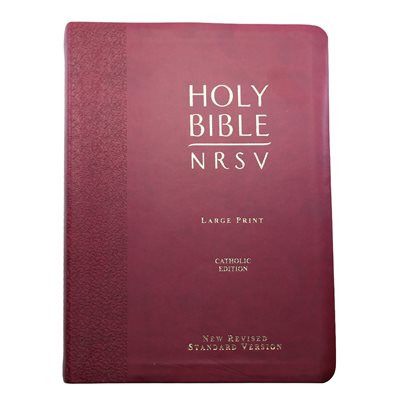 NRSV Large Print Bible - Catholic Edition