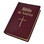 Biblia De America (Burgundy Imitation Leather, Spanish)