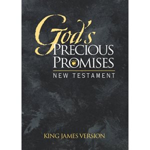 KJV God's Precious Promises New Testament, Black Cover