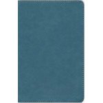 CSB Personal-Size On-The-Go Bible (Soft leather-look, steel blue)