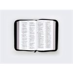 Biblia Católica, Tamaño personal, Leathersoft, Negra, con Cierre, Comfort Print