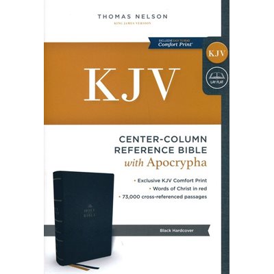 KJV Center Column Reference Bible with Apocrypha - hardcover KJV Center Column Reference Bible with Apocrypha - hardcover