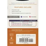 KJV Pocket New Testament with Psalms and Proverbs, Comfort Print - Soft leather-look, black