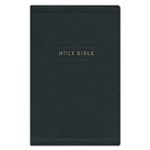 NKJV Holy Bible Personal Size Large Print Reference Bible, Comfort Print - Soft leather-look, black