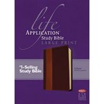 NKJV Life Application Study Bible 2nd Edition, Large Print, Brown and Tan Imitation Leather