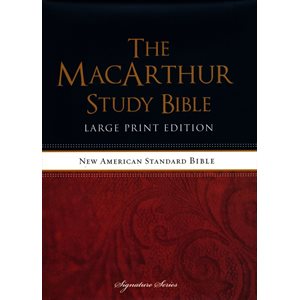 NASB MacArthur Study Bible Large Print Hardcover