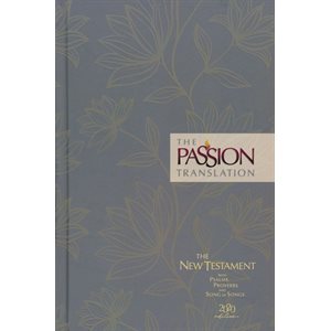 TPT New Testament with Psalms, Proverbs and Song of Songs, 2020 Edition - hardcover, peony