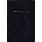 RVR 1960 Biblia letra grande tam. manual, negro, imit. piel con indice (Hand Size Giant Print Bible, Black Indexed)