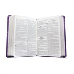 KJV Pocket Bible, Lux Leather, Purple