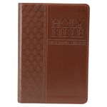 KJV Pocket Bible, Lux Leather, Brown
