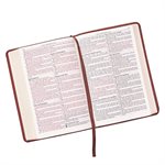 KJV Pocket Bible, Lux Leather, Brown