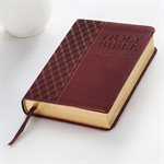 KJV Pocket Bible, Lux Leather, Brown