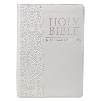 KJV Pocket Bible, Lux Leather, White