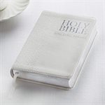 KJV Pocket Bible, Lux Leather, White