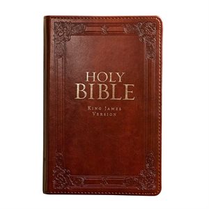KJV Bible, Lux Leather, Burgundy