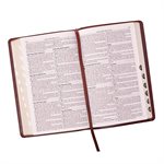 KJV Bible, Lux Leather, Burgundy