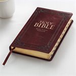 KJV Bible, Lux Leather, Burgundy
