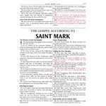 KJV Mini Pocket Bible - Soft leather-look, black with zipper