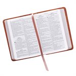 KJV Mini Pocket Bible, Lux, Leather, Tan