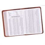 KJV Mini Pocket Bible, Lux, Leather, Tan