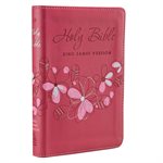 KJV Pocket Bible, Lux Leather, Pink