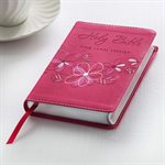 KJV Pocket Bible, Lux Leather, Pink