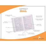 KJV Pocket Bible, Lux Leather, Pink