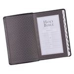KJV Bible, Lux Leather, Black
