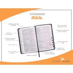 KJV Bible, Lux Leather, Black