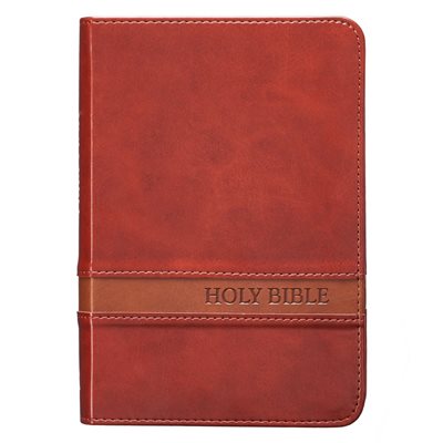 KJV Large Print Compact Bible, Saddle Brown