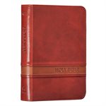 KJV Large Print Compact Bible, Saddle Brown