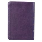 KJV Compact Large Print Lux-Leather Purple