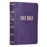 KJV Compact Large Print Lux-Leather Purple