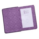 KJV Compact Large Print Lux-Leather Purple