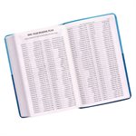 KJV Holy Bible, Giant Print Standard Bible, Two-Tone Blue Faux Leather Bible w / Ribbon Marker, Red Letter Edition, King James Version