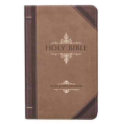 KJV Giant Print Bible. Luxleather brown