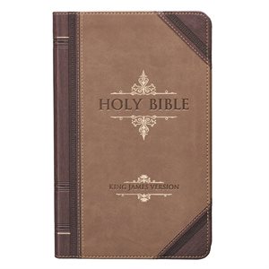 KJV Giant Print Bible. Luxleather brown