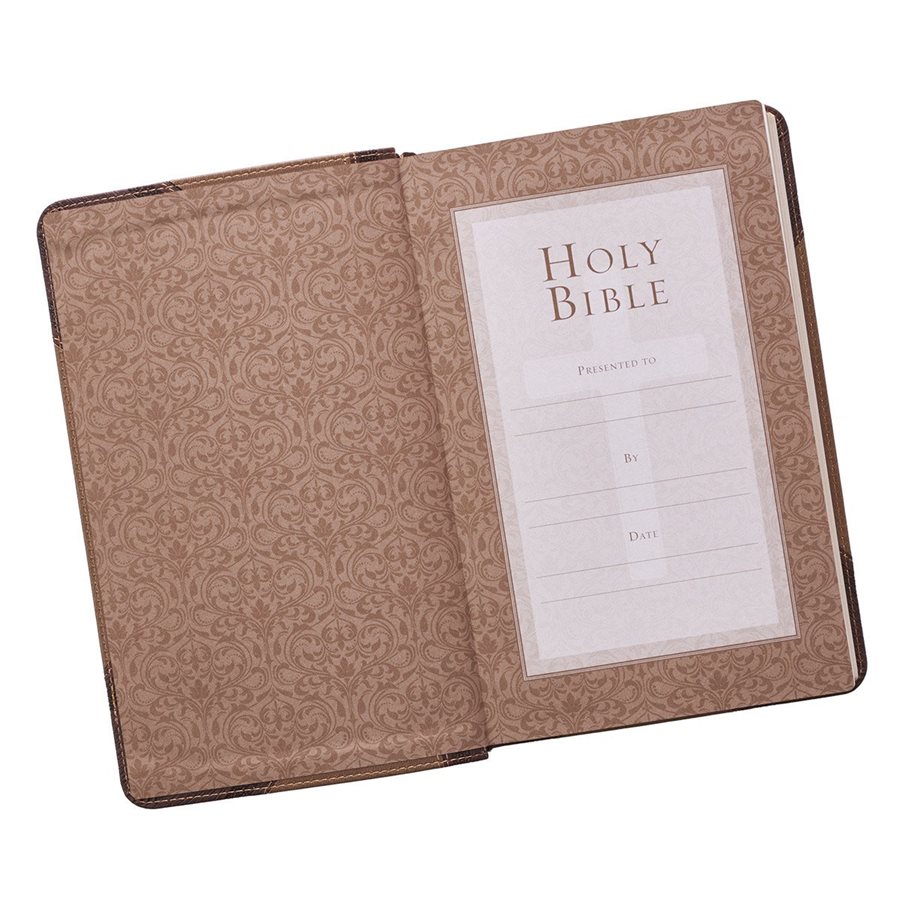 KJV Giant Print Bible. Luxleather brown