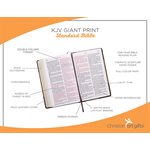 KJV Giant Print Bible. Luxleather brown