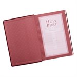 KJV Super Giant Print Lux-Leather Burgundy