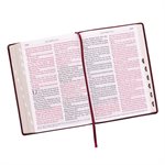 KJV Super Giant Print Lux-Leather Burgundy