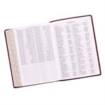 KJV Super Giant Print Lux-Leather Burgundy