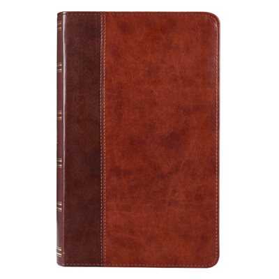 KJV Giant Print Lux-Leather 2-Tone Brown
