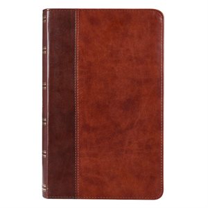 KJV Giant Print Lux-Leather 2-Tone Brown